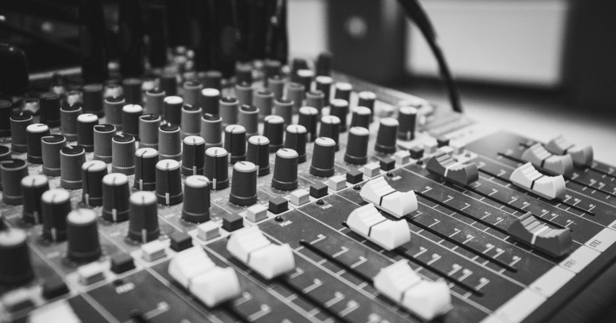 Black and White Audio Equalizer