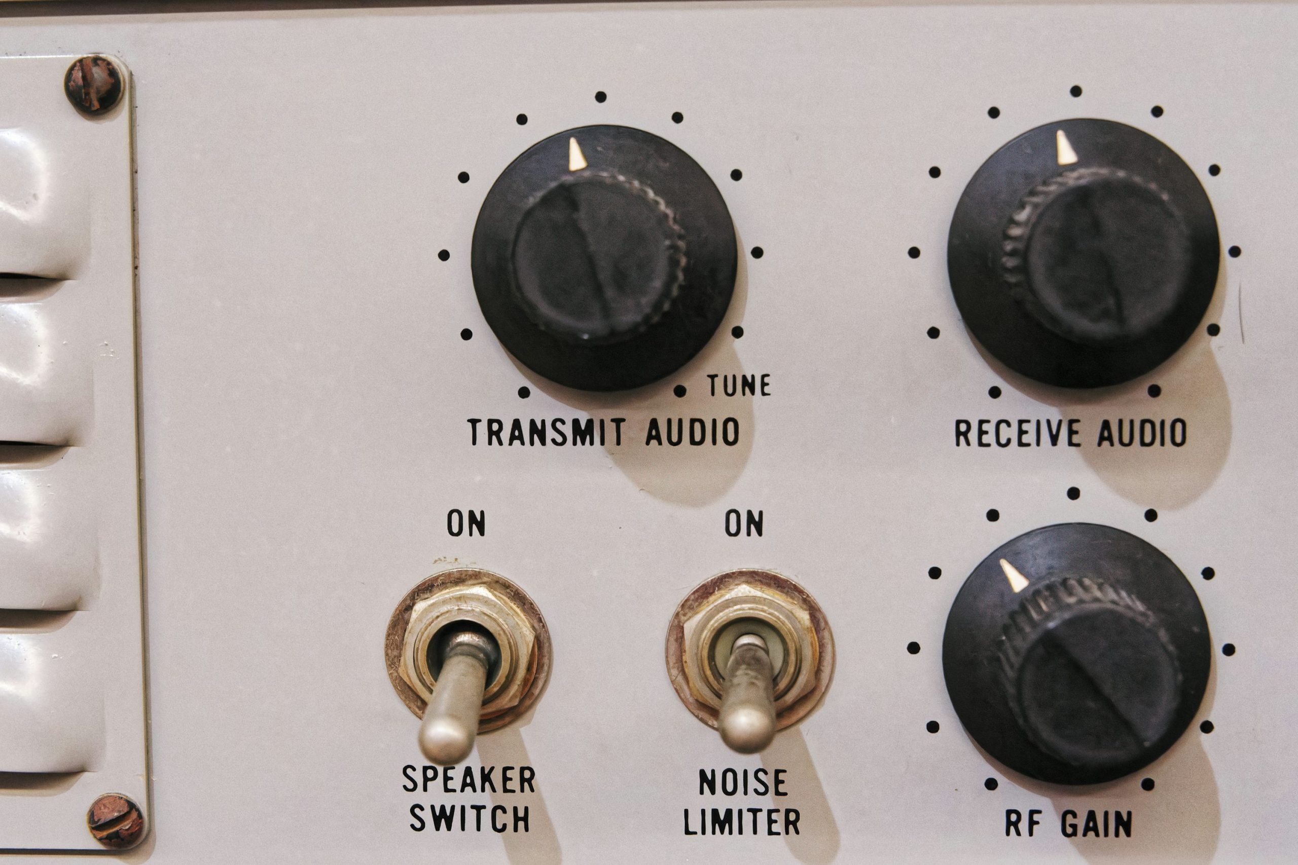 modern stereo amplifier in a clean home audio setup with warm ambient lighting