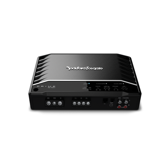 Rockford Fosgate R2-750X1 wiring terminals and remote level knob
