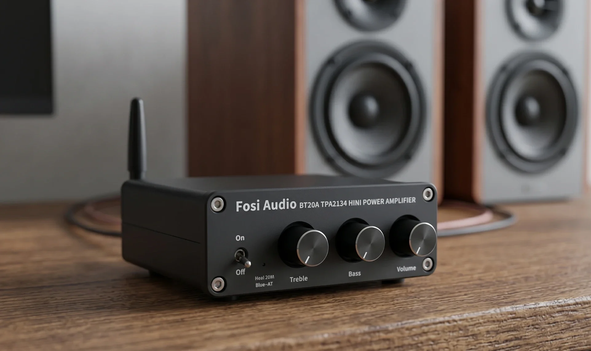 Fosi Audio BT20A compact Bluetooth stereo amplifier