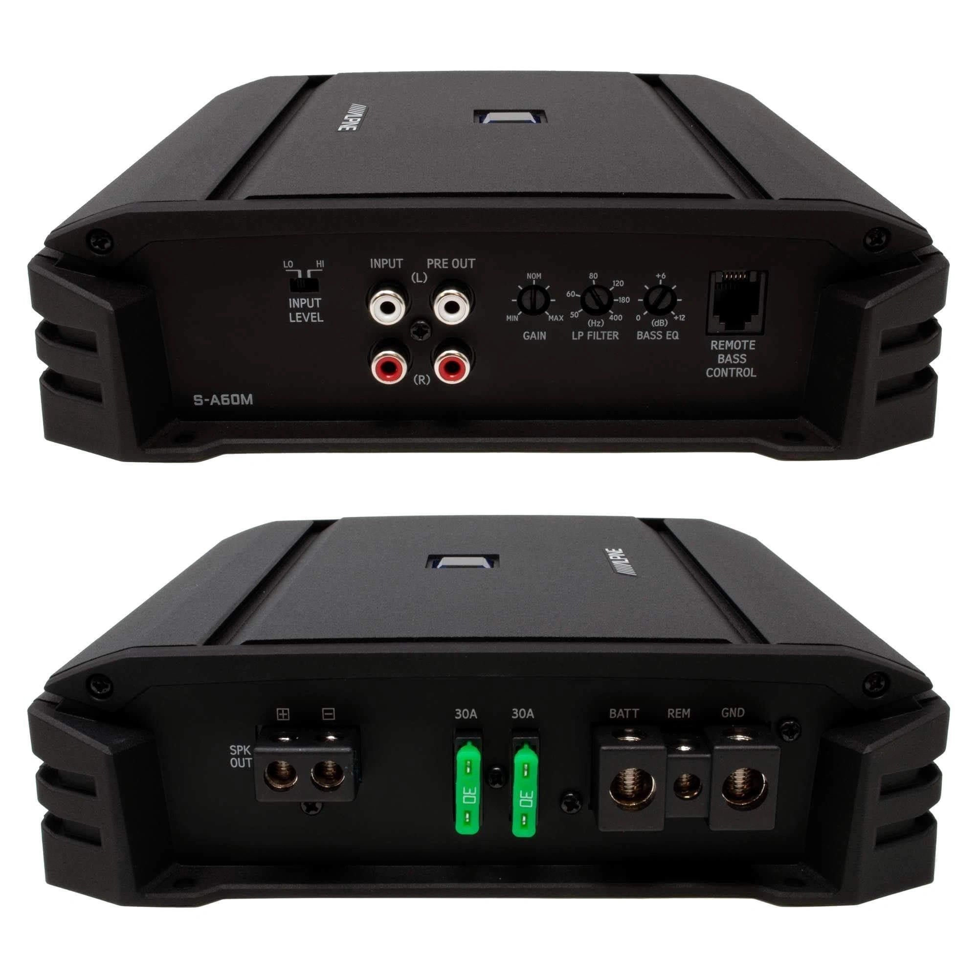 Alpine S-A60M amplifier terminal connections and wiring