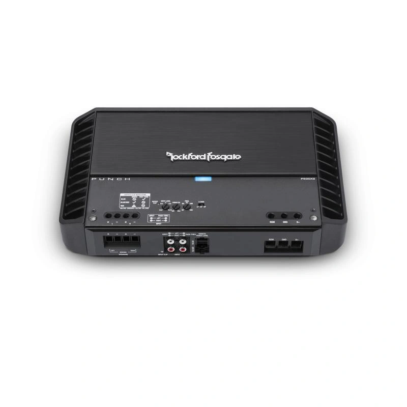 Rockford Fosgate P500X2 control panel and terminal connections